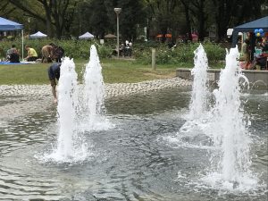 靭公園の噴水
